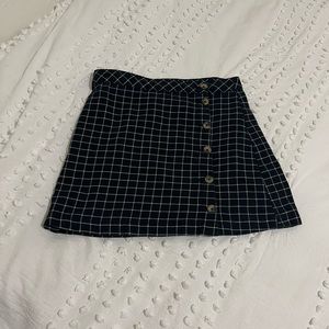 H&M Mini Skirt, Size 10 Black & White